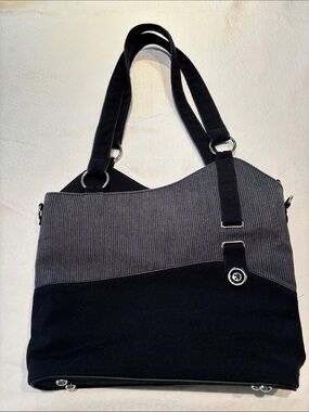 Jaks Stylish Black & Gray Women’s Tote Bag Versatile Everyday Carry